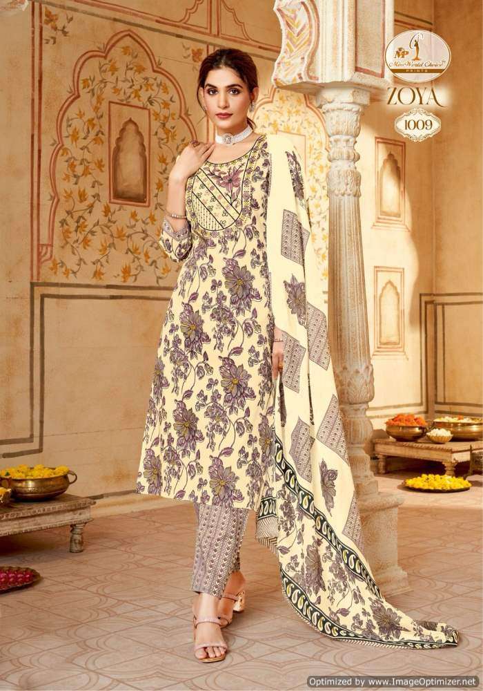Miss World Zoya Vol-1 – Dress Material - Wholesale Catalog