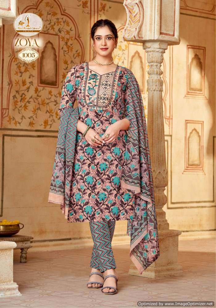 Miss World Zoya Vol-1 – Dress Material - Wholesale Catalog