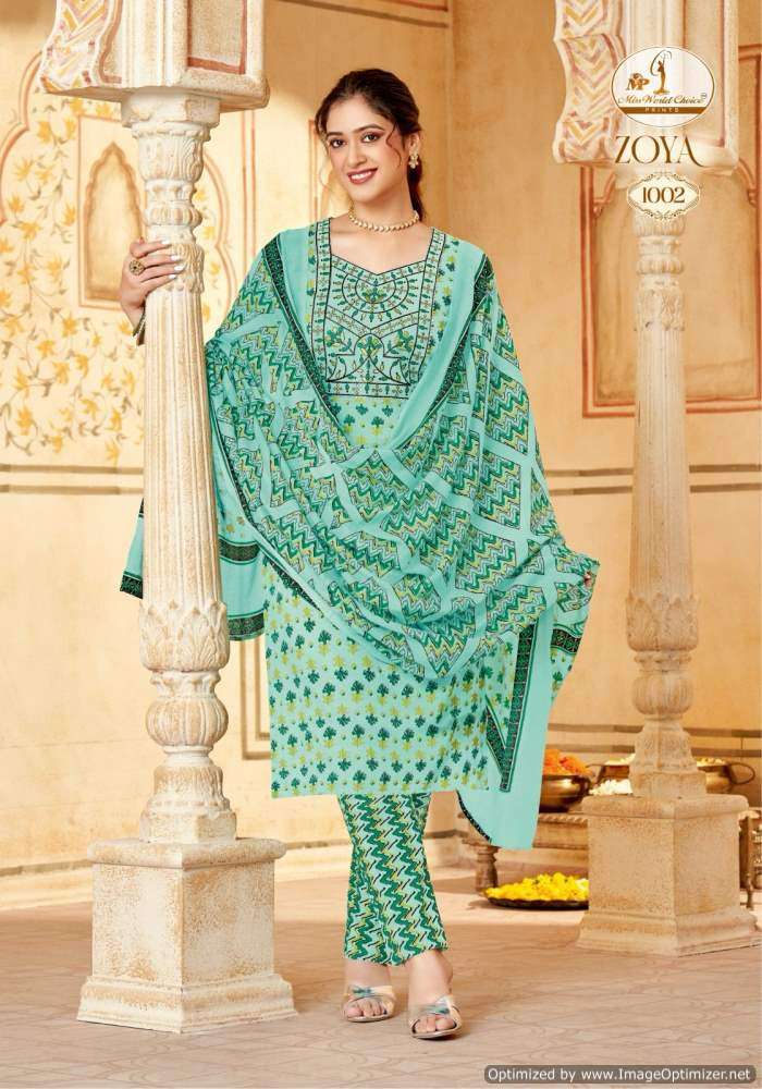 Miss World Zoya Vol-1 – Dress Material - Wholesale Catalog