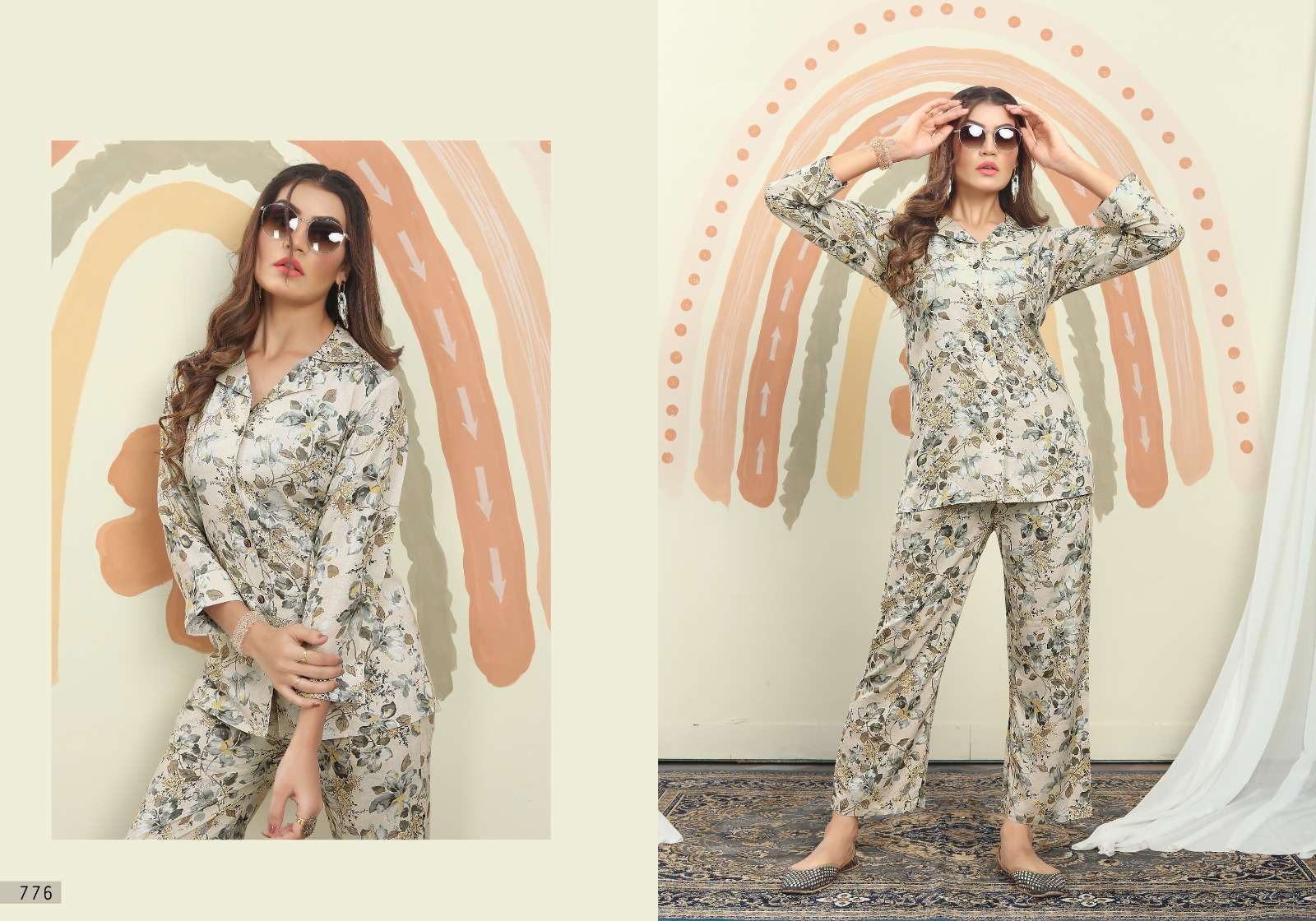 Moksh International  Co-ord Set Vol - 2 Kurti Wholesale catalog
