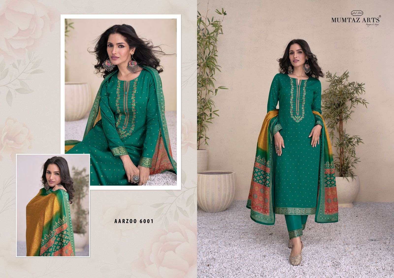 Mumtaz Aarzoo Jam Satin Designer Salwar Suits Wholesale catalog