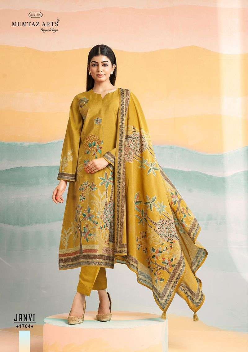 Mumtaz Janvi Vol 2 Muslin Digital Printed Dress Material Wholesale catalog