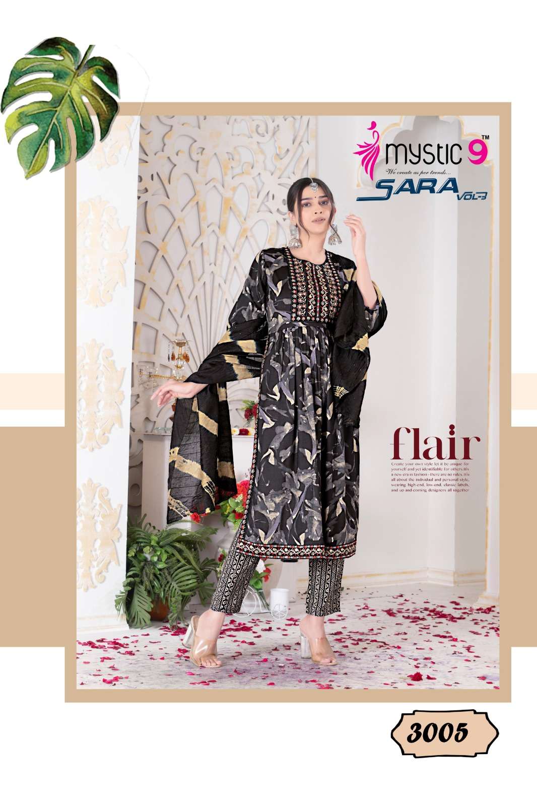 MYSTIC 9 SARA vol -3 Kurti Wholesale catalog