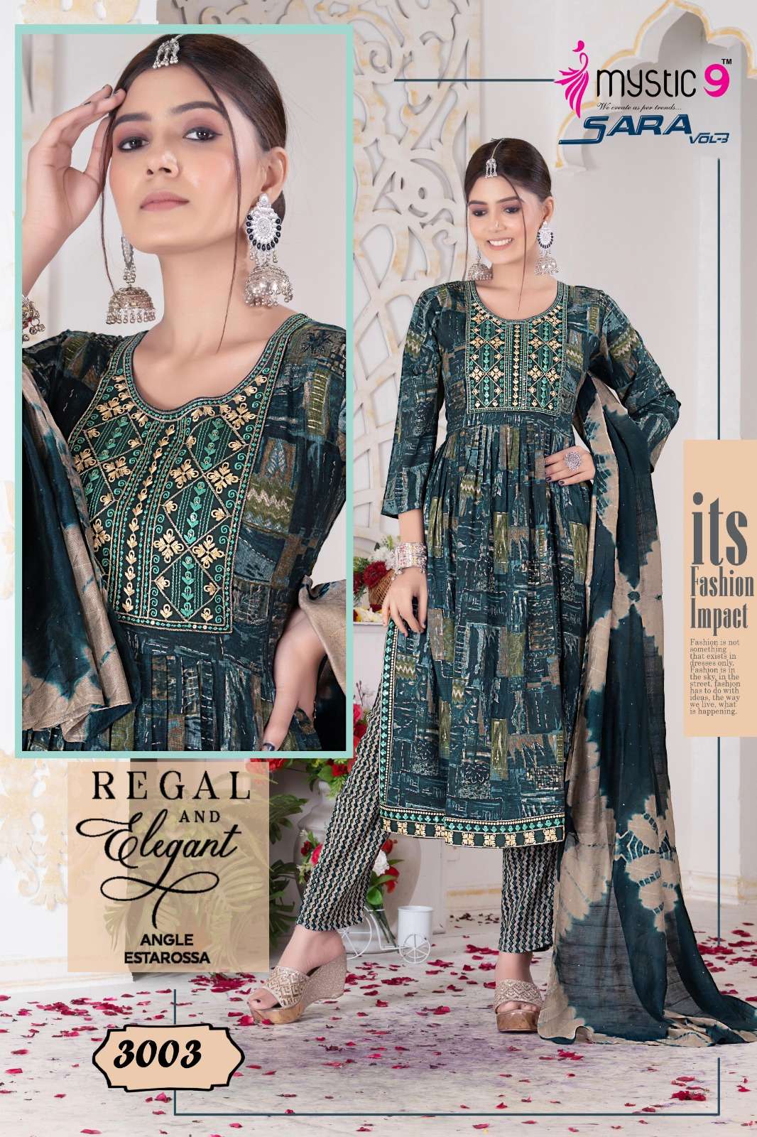 MYSTIC 9 SARA vol -3 Kurti Wholesale catalog