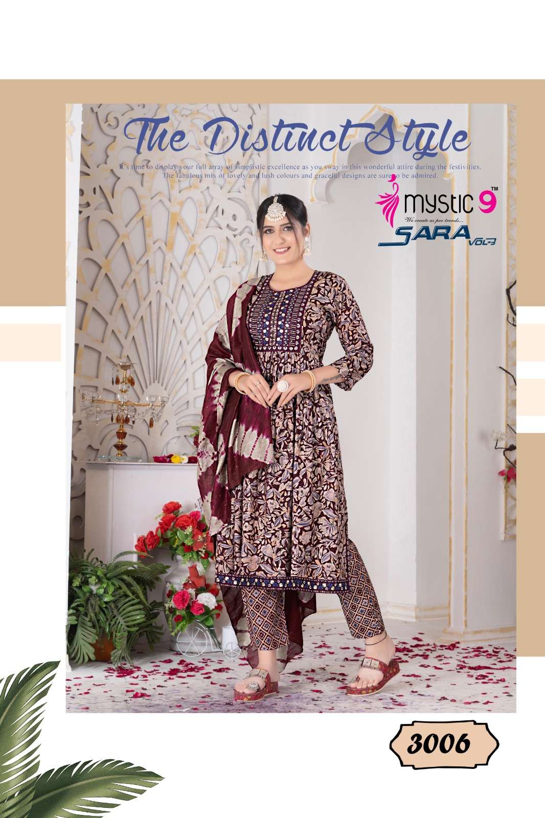 MYSTIC 9 SARA vol -3 Kurti Wholesale catalog