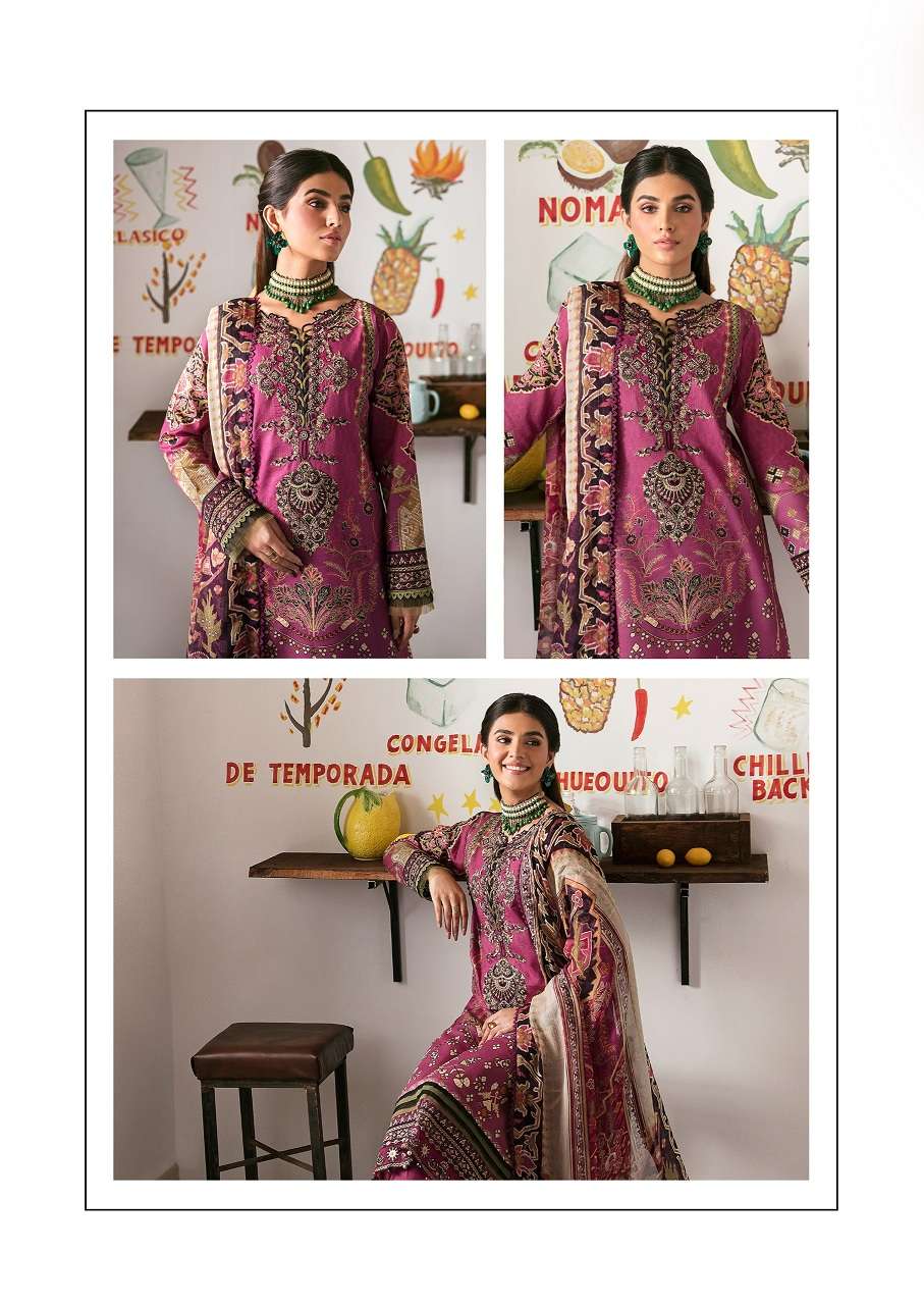 Nafisa Mehra Karachi Vol 3 Dress Material Wholesale catalog