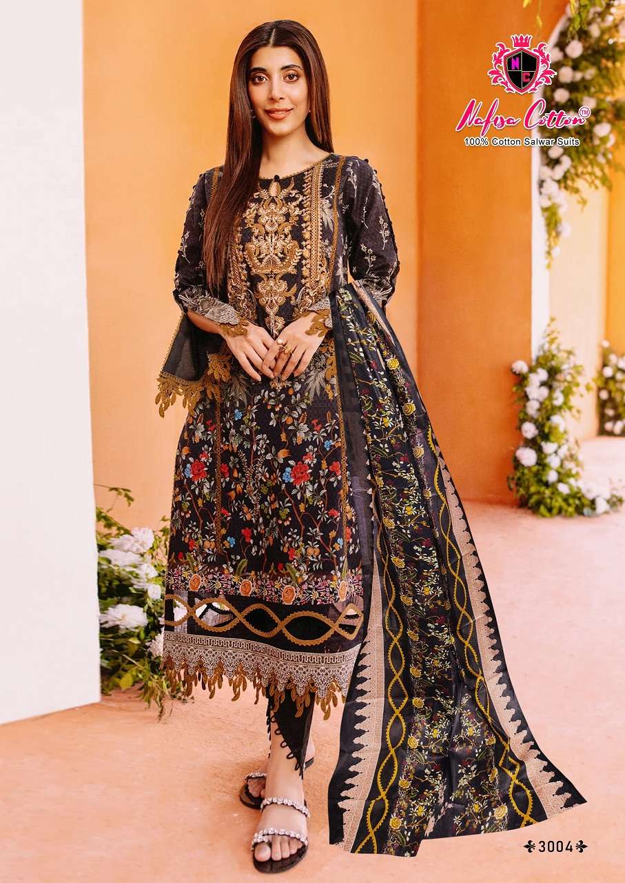 Nafisa Mehra Karachi Vol 3 Dress Material Wholesale catalog