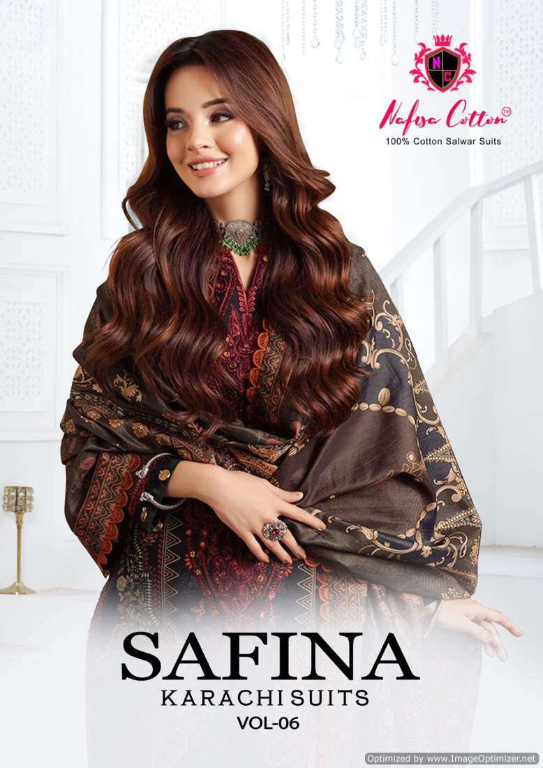 Nafisa Safina Vol-6 – Dress Material - Wholesale Catalog