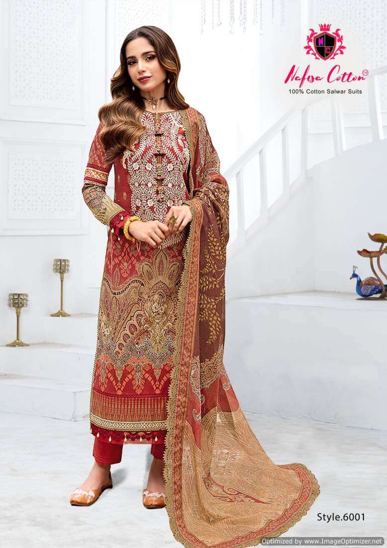 Nafisa Safina Vol-6 – Dress Material - Wholesale Catalog