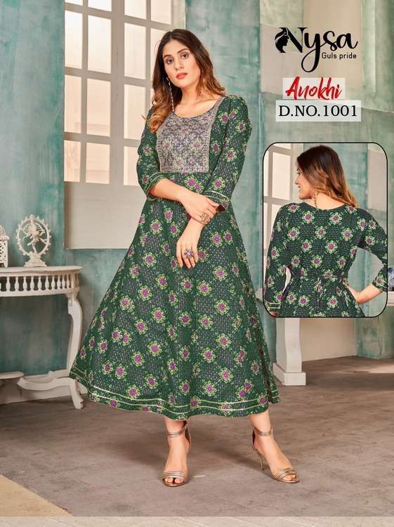 NYSA ANOKHI Kurti Wholesale catalog