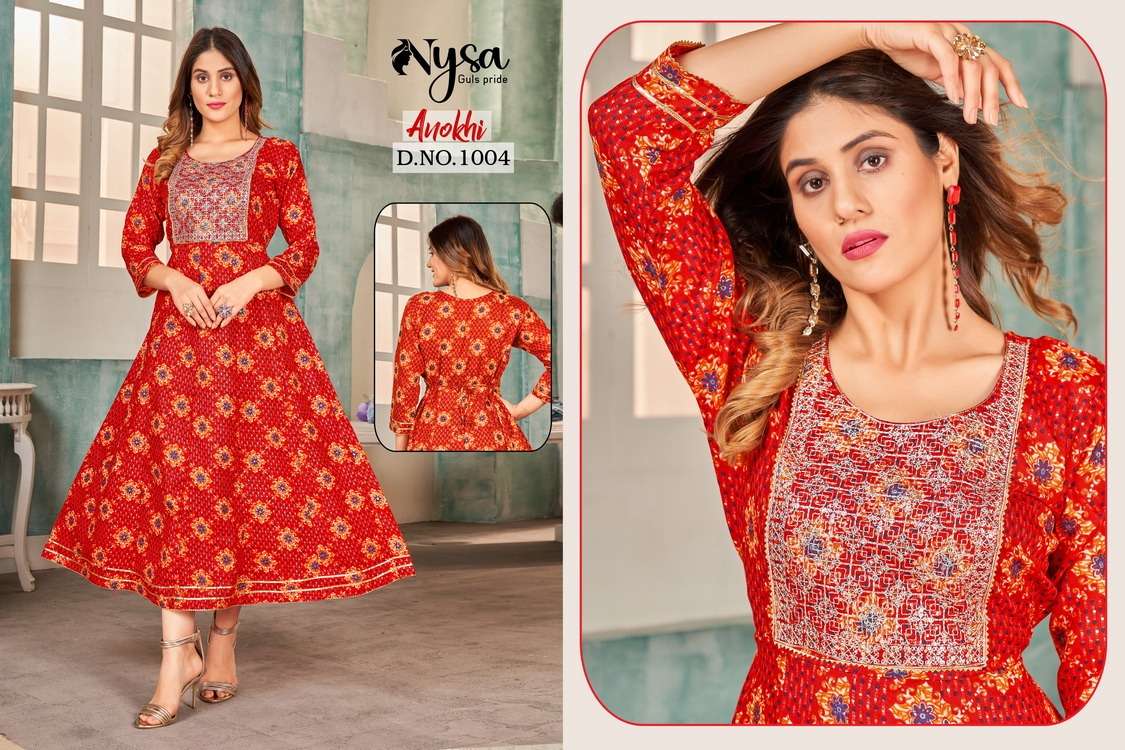 NYSA ANOKHI Kurti Wholesale catalog