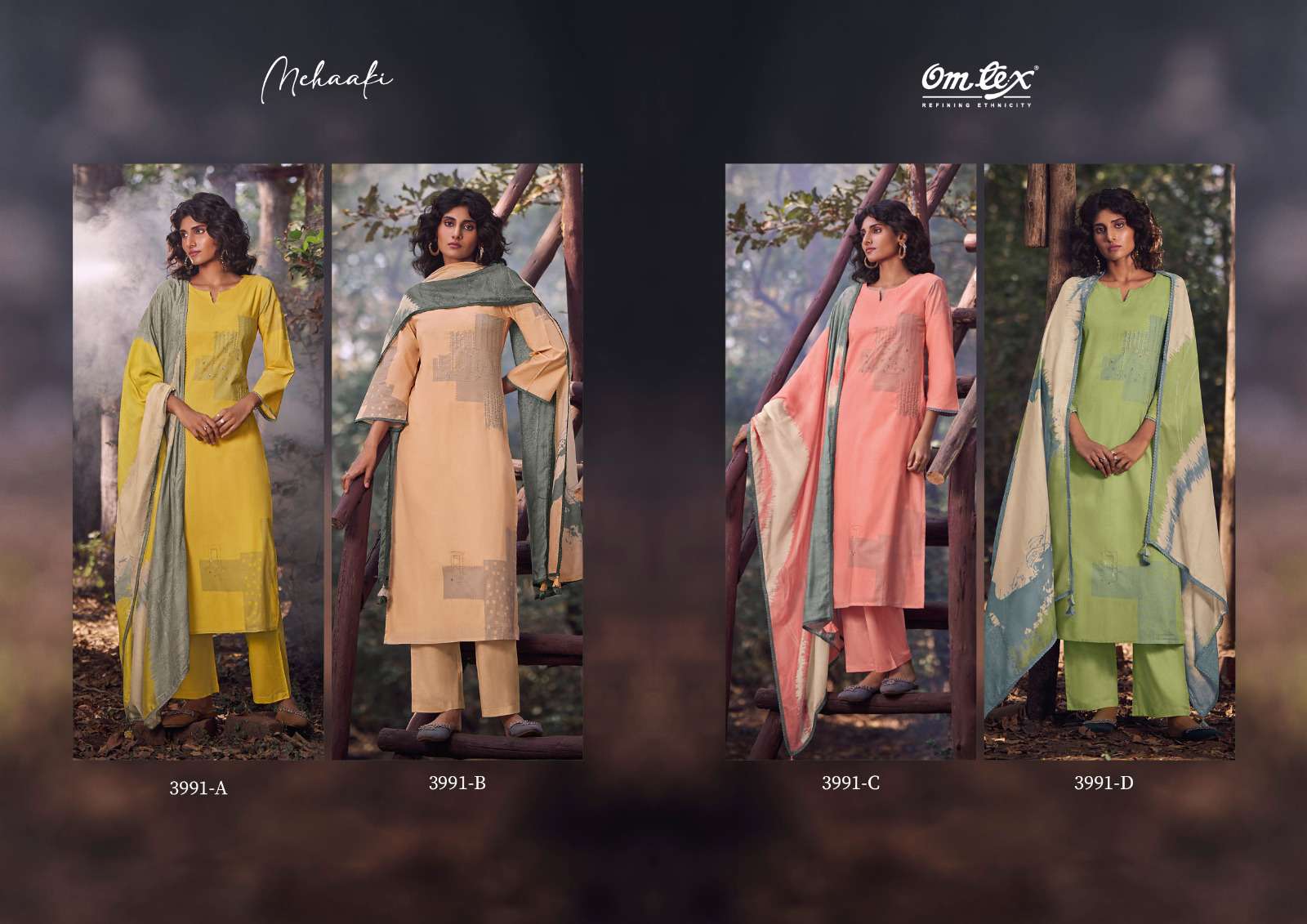 OMTEX MEHAAFI Salwar Kameez Wholesale catalog