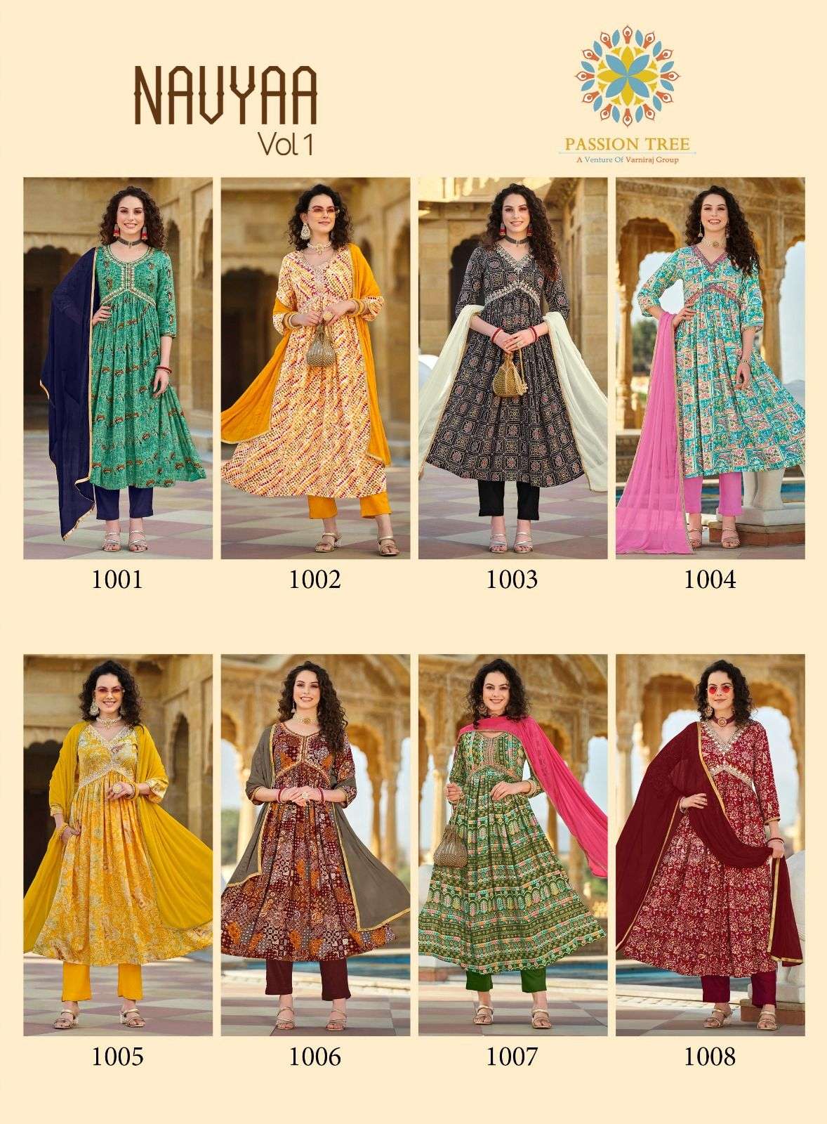 PASSION TREE NAVYA VOL.1 Kurti Wholesale catalog