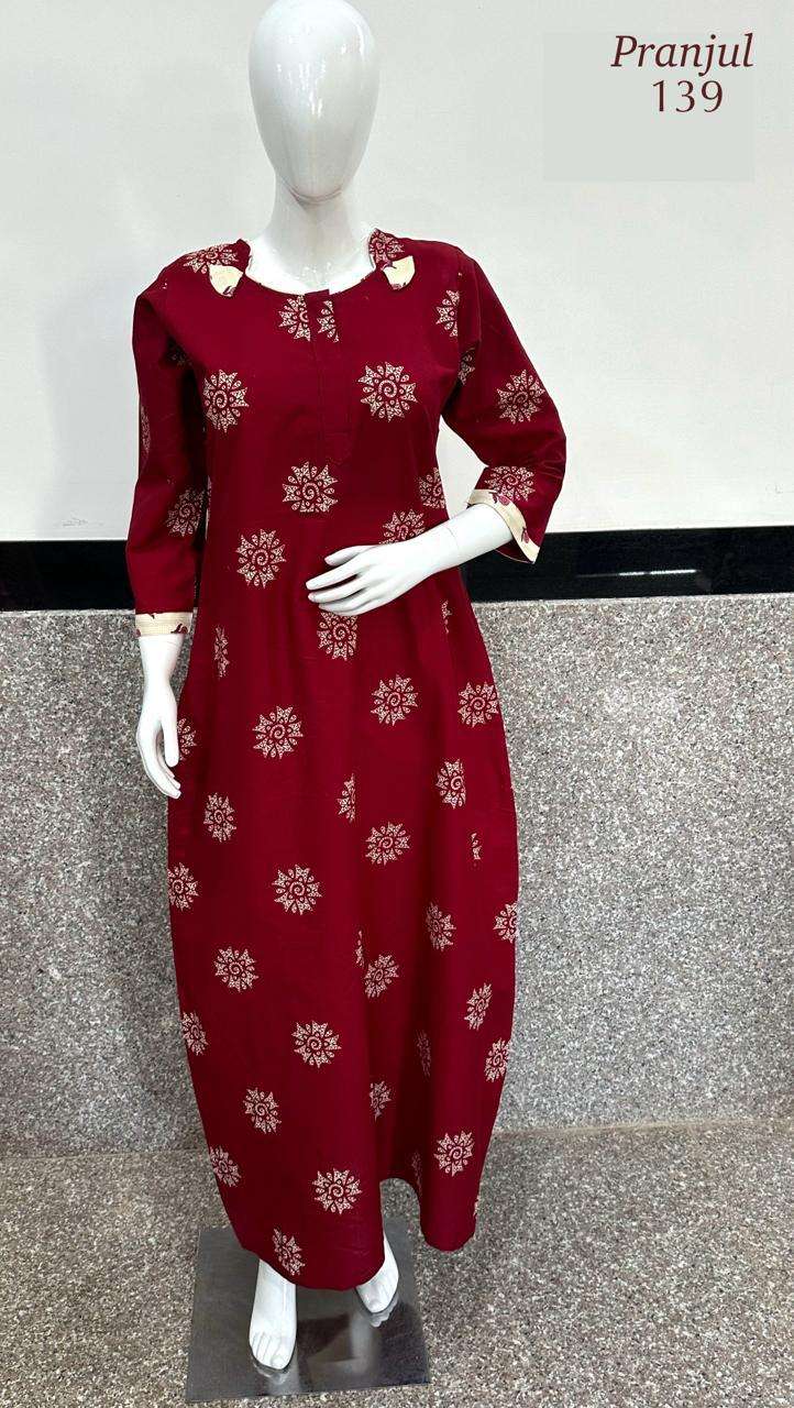 Pranjul Purvi Nighty Vol-1 – With Long Sleeves Wholesale Catalog