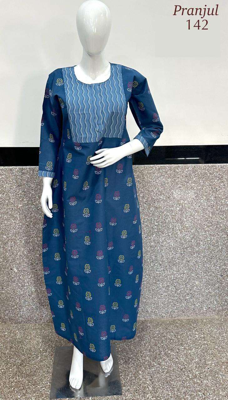 Pranjul Purvi Nighty Vol-1 – With Long Sleeves Wholesale Catalog