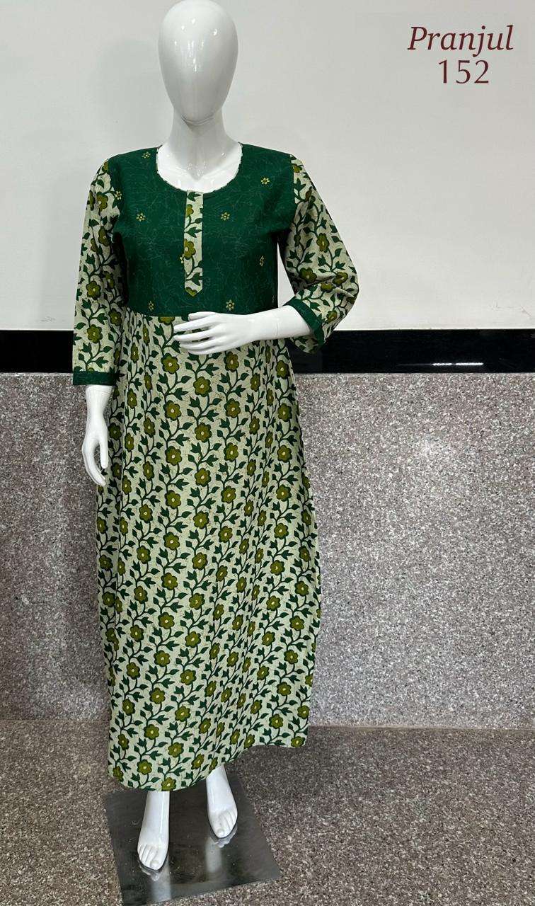 Pranjul Purvi Nighty Vol-1 – With Long Sleeves Wholesale Catalog