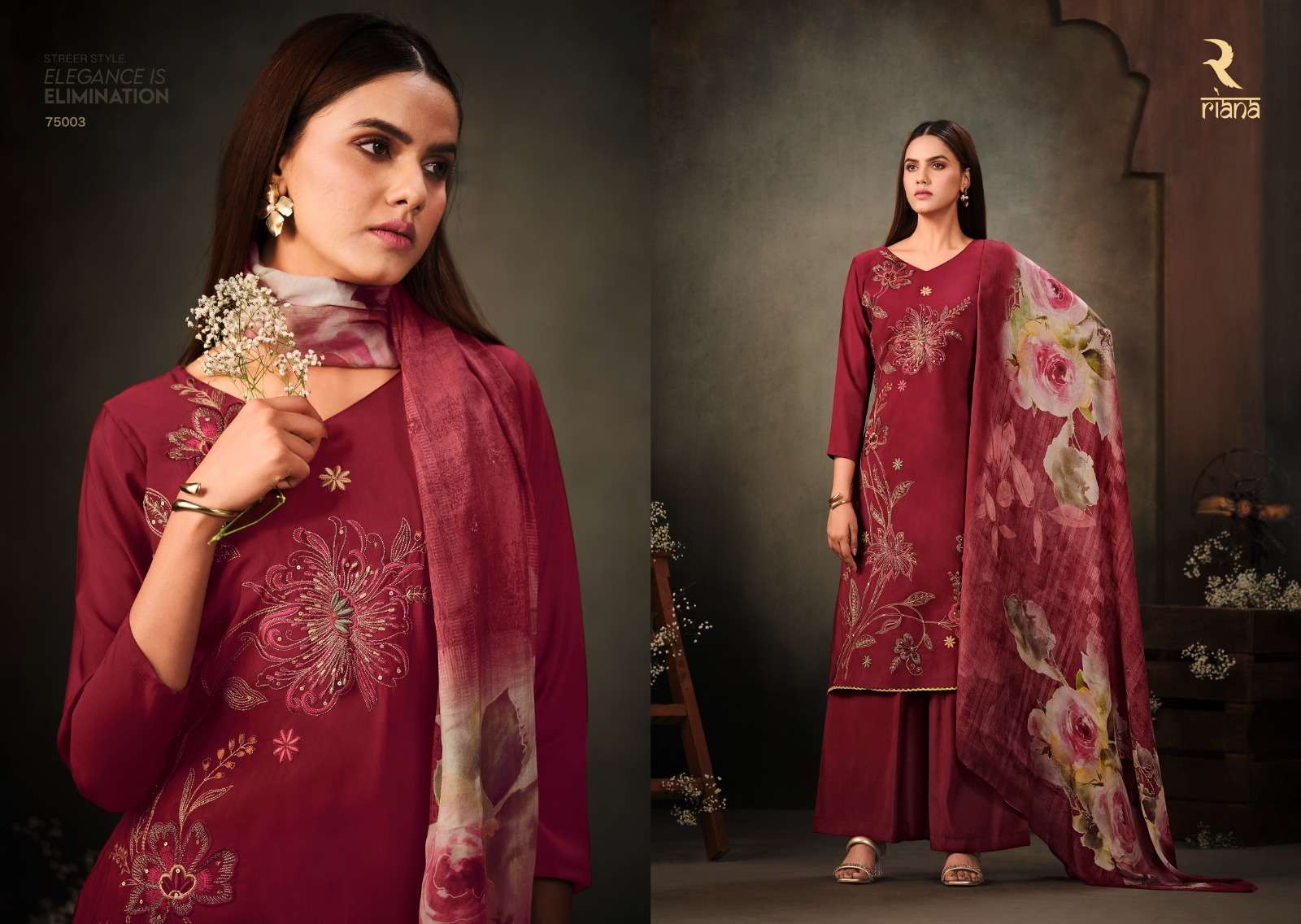 RIANA VALERIA Dress Materials Wholesale catalog