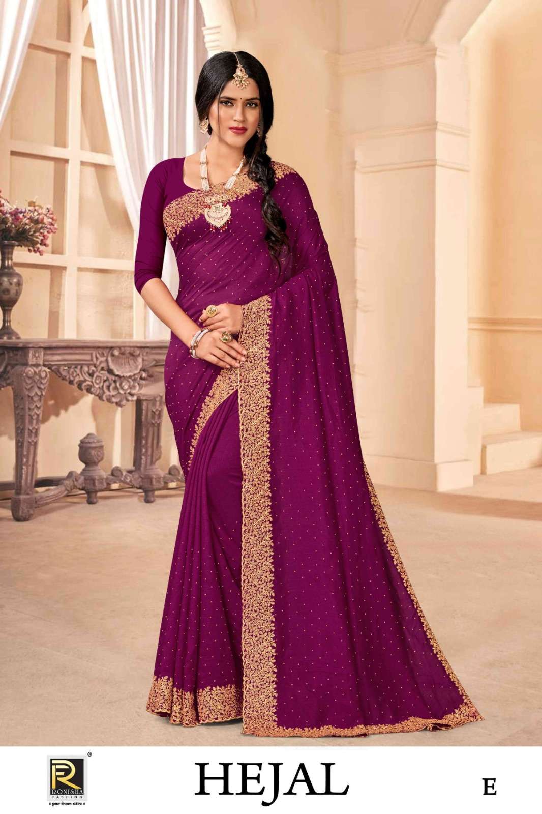 Ronisha Hejal vichitra Silk Saree Wholesale catalog