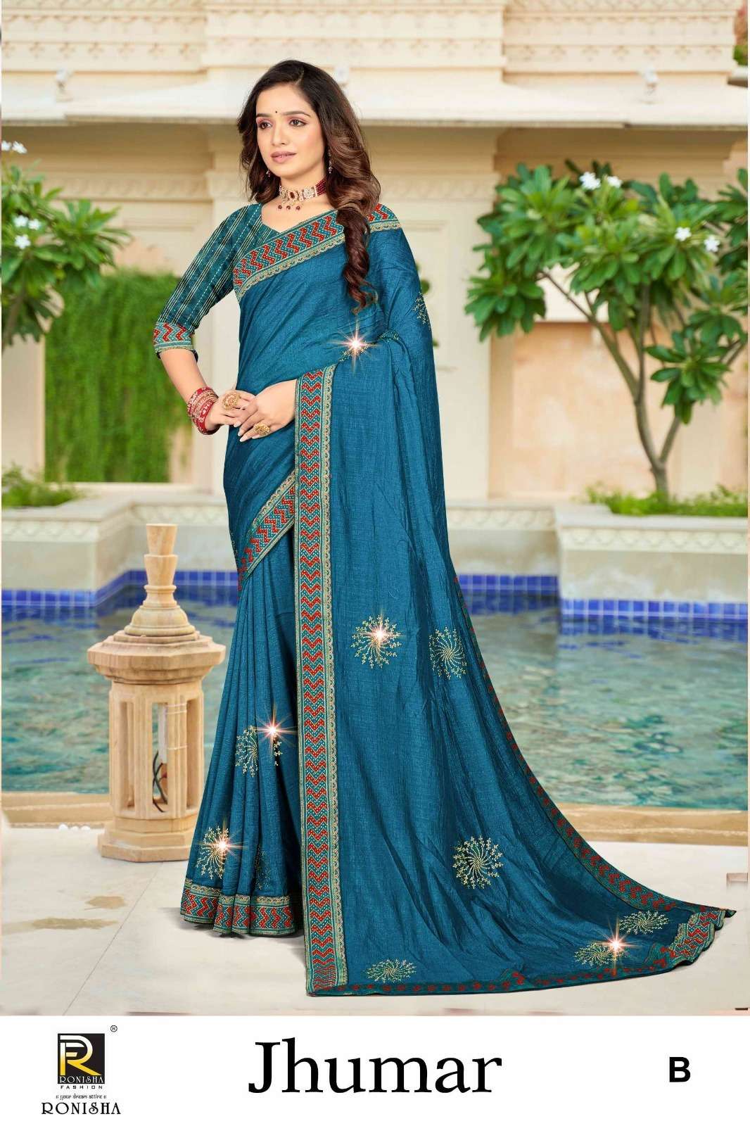 Ronisha Jhumar Silk Saree Wholesale catalog