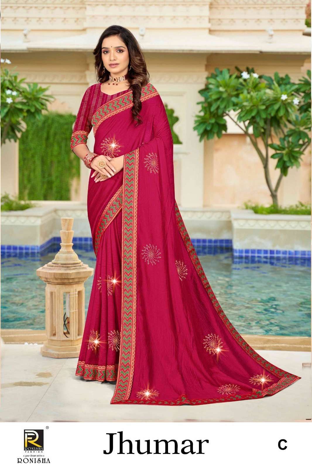 Ronisha Jhumar Silk Saree Wholesale catalog