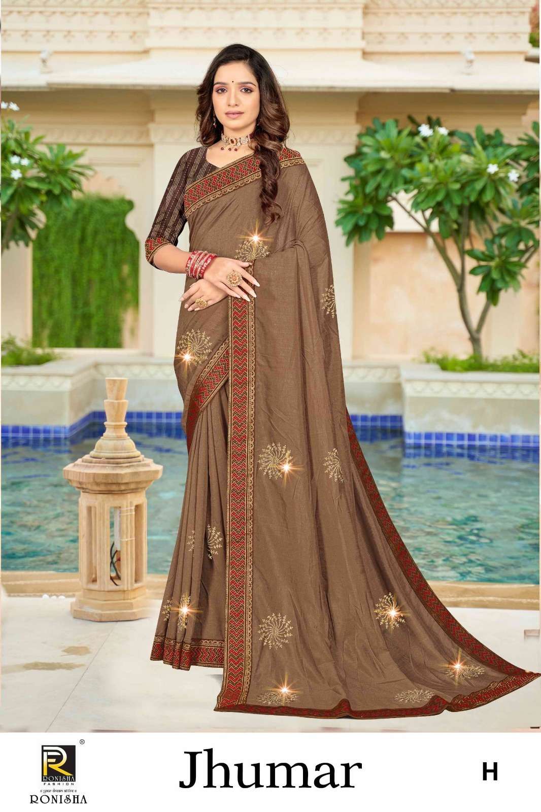 Ronisha Jhumar Silk Saree Wholesale catalog