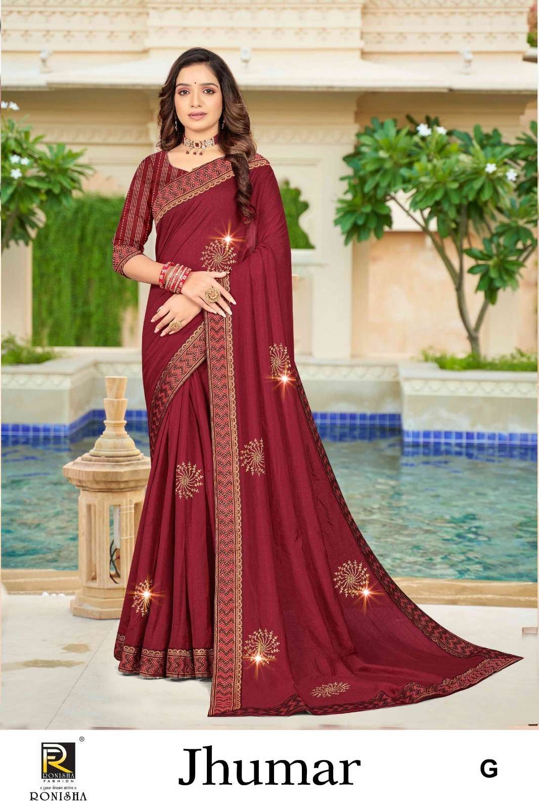 Ronisha Jhumar Silk Saree Wholesale catalog