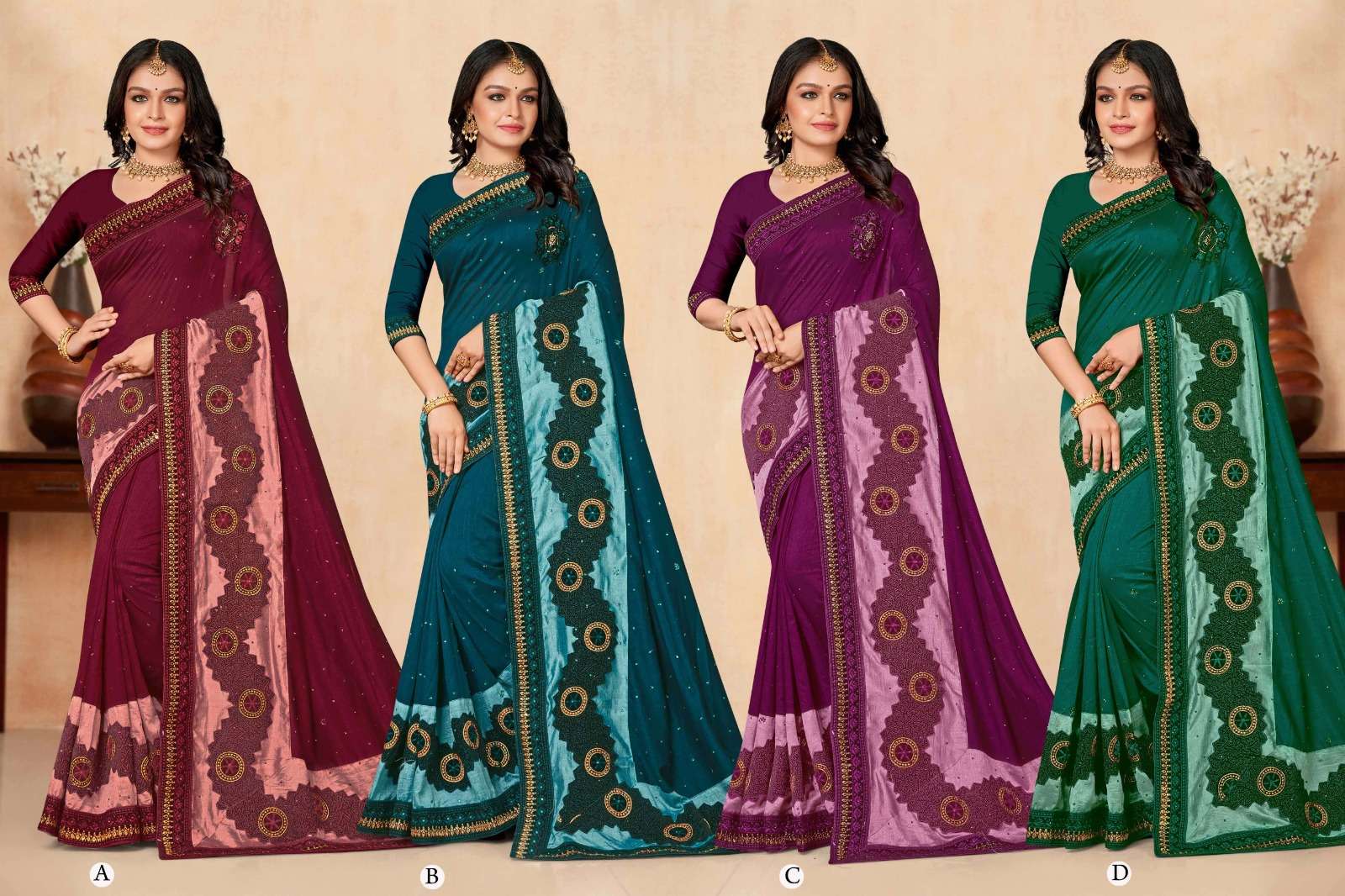 Ronisha Nafia Saree Wholesale catalog