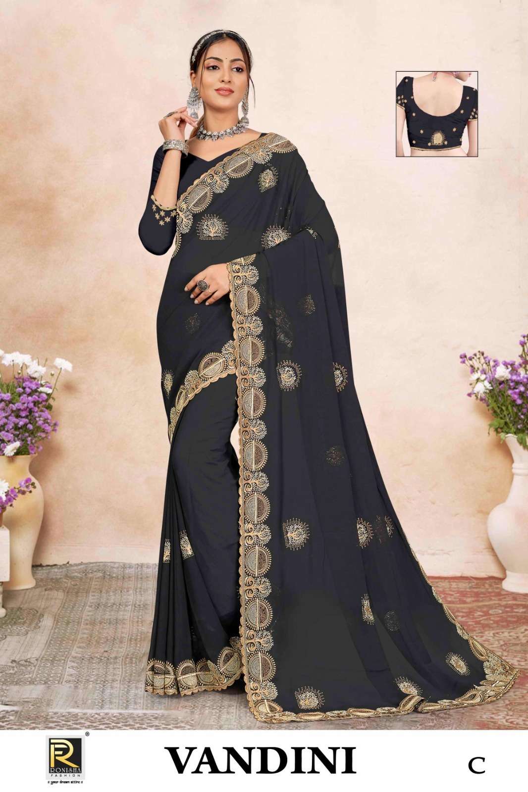 Ronisha Vandini Saree Wholesale catalog