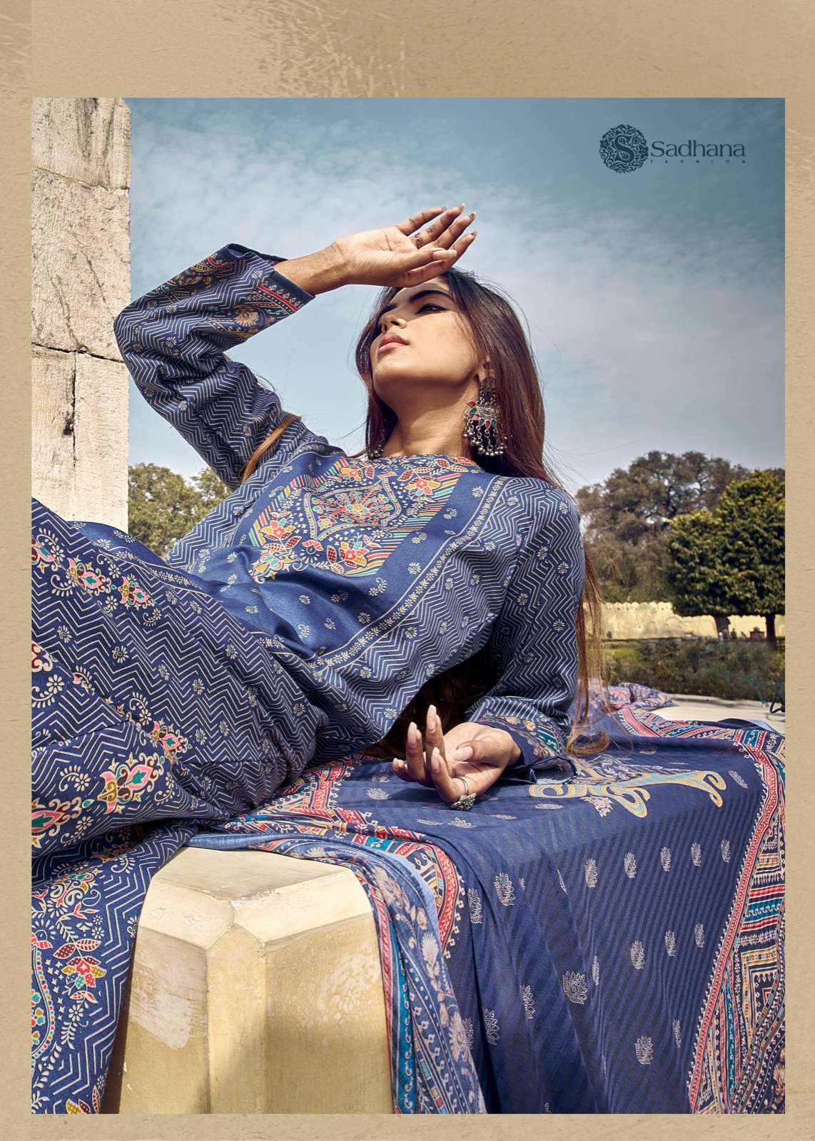 SADHANA FASHION SIMRIN COTTON Salwar Kameez Wholesale catalog