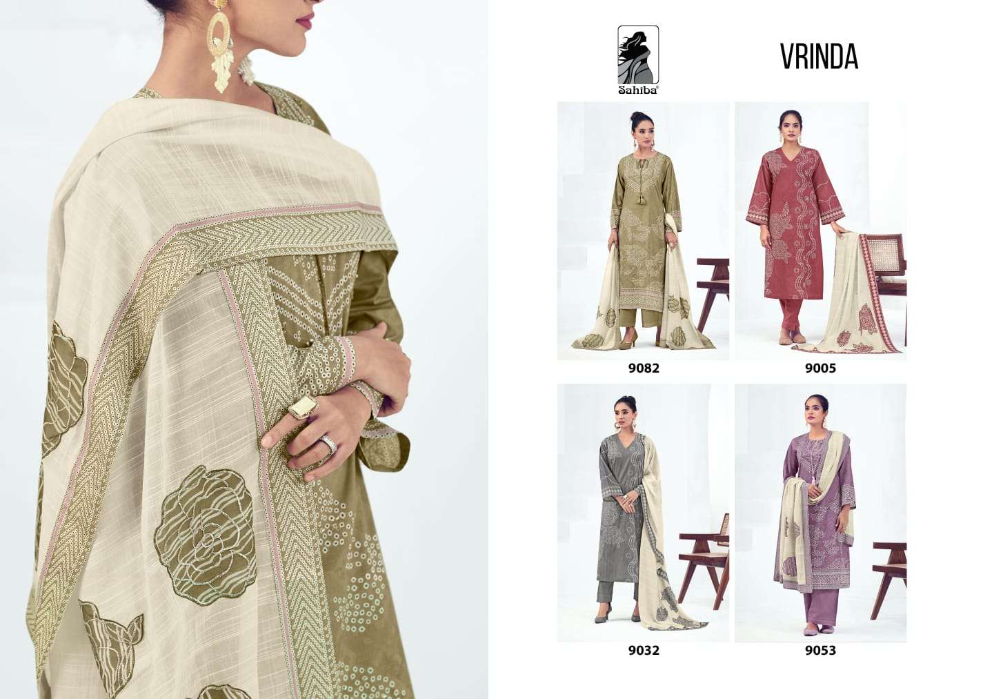 Sahiba VRINDA Dress Material Wholesale catalog