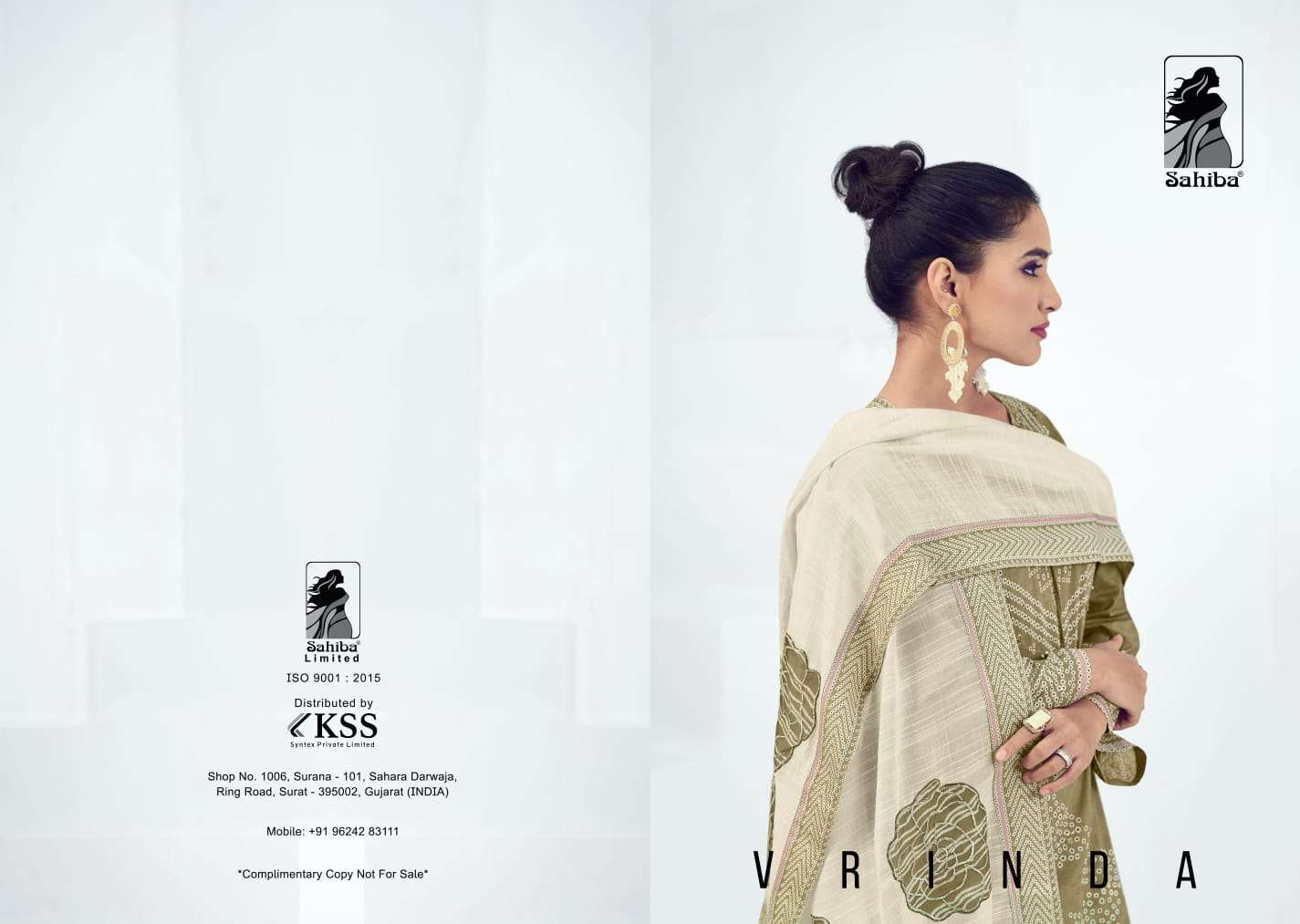 Sahiba VRINDA Dress Material Wholesale catalog