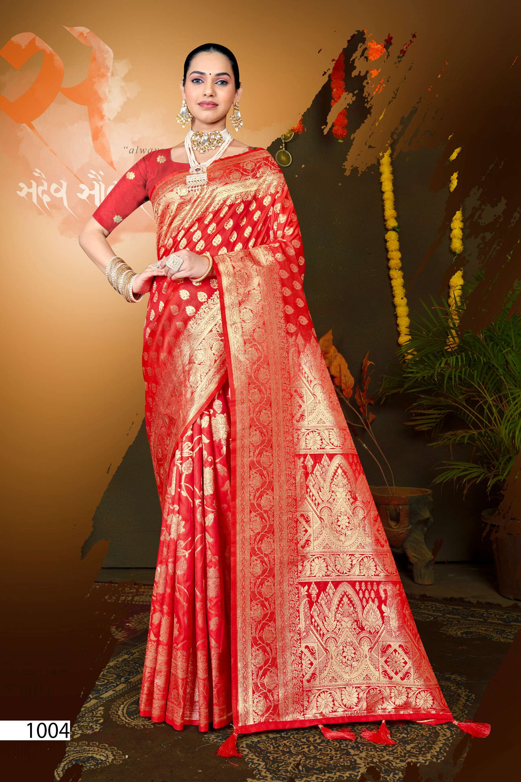 Saroj  Madhurima Vol.1 50*600 Heavy Soft silk with self jacquard Saree Wholesale catalog    