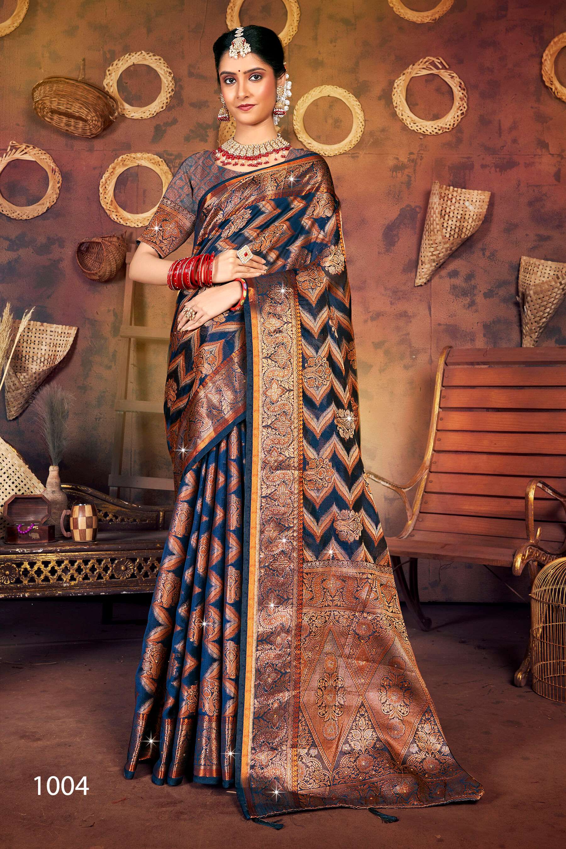 Saroj Victoria vol.1Soft organza saree  Saree Wholesale catalog    