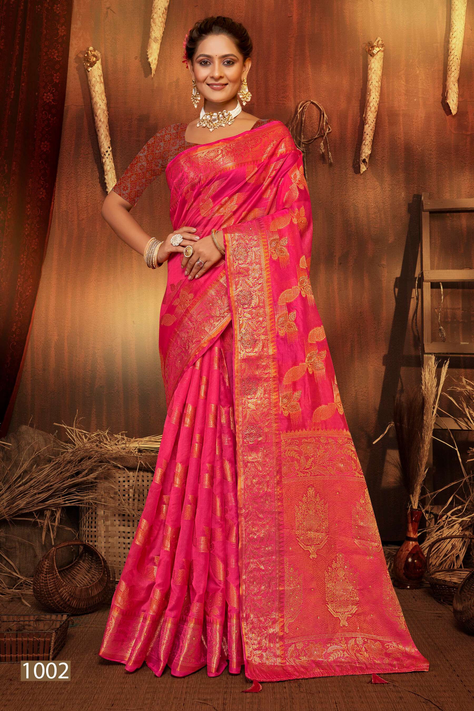 Saroj  Victoria vol.7 Soft organza saree Saree Wholesale catalog    