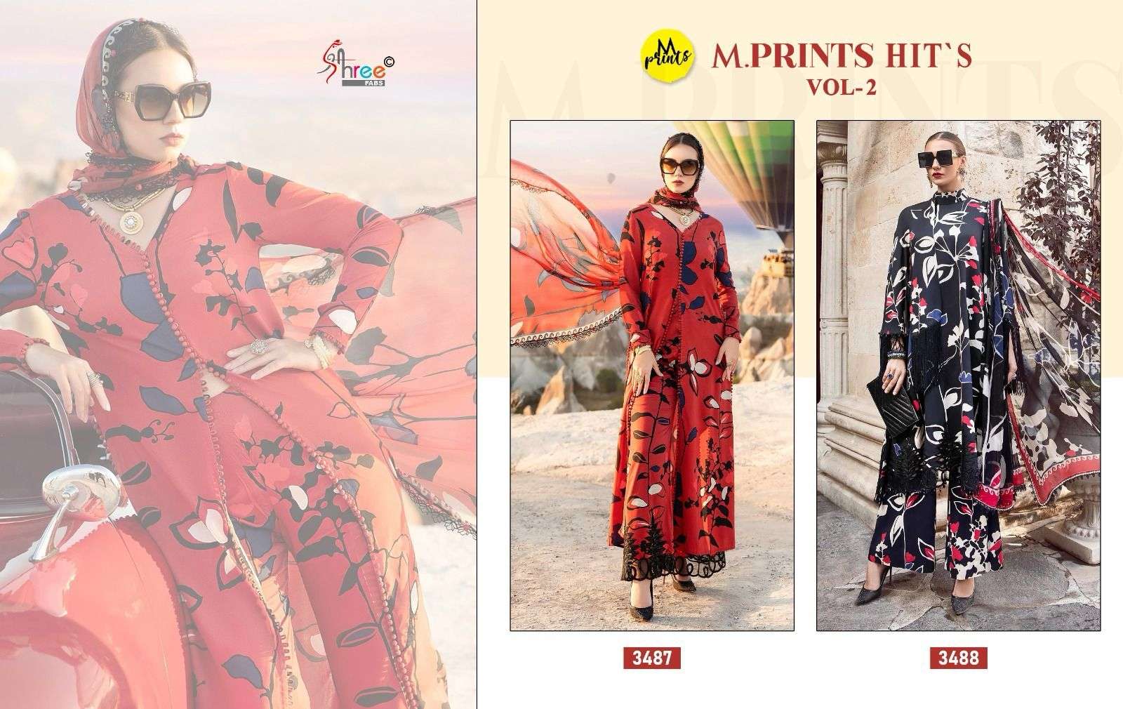 Shree M Prints Hits Vol 2 Cotton Dupatta Salwar Kameez Wholesale catalog