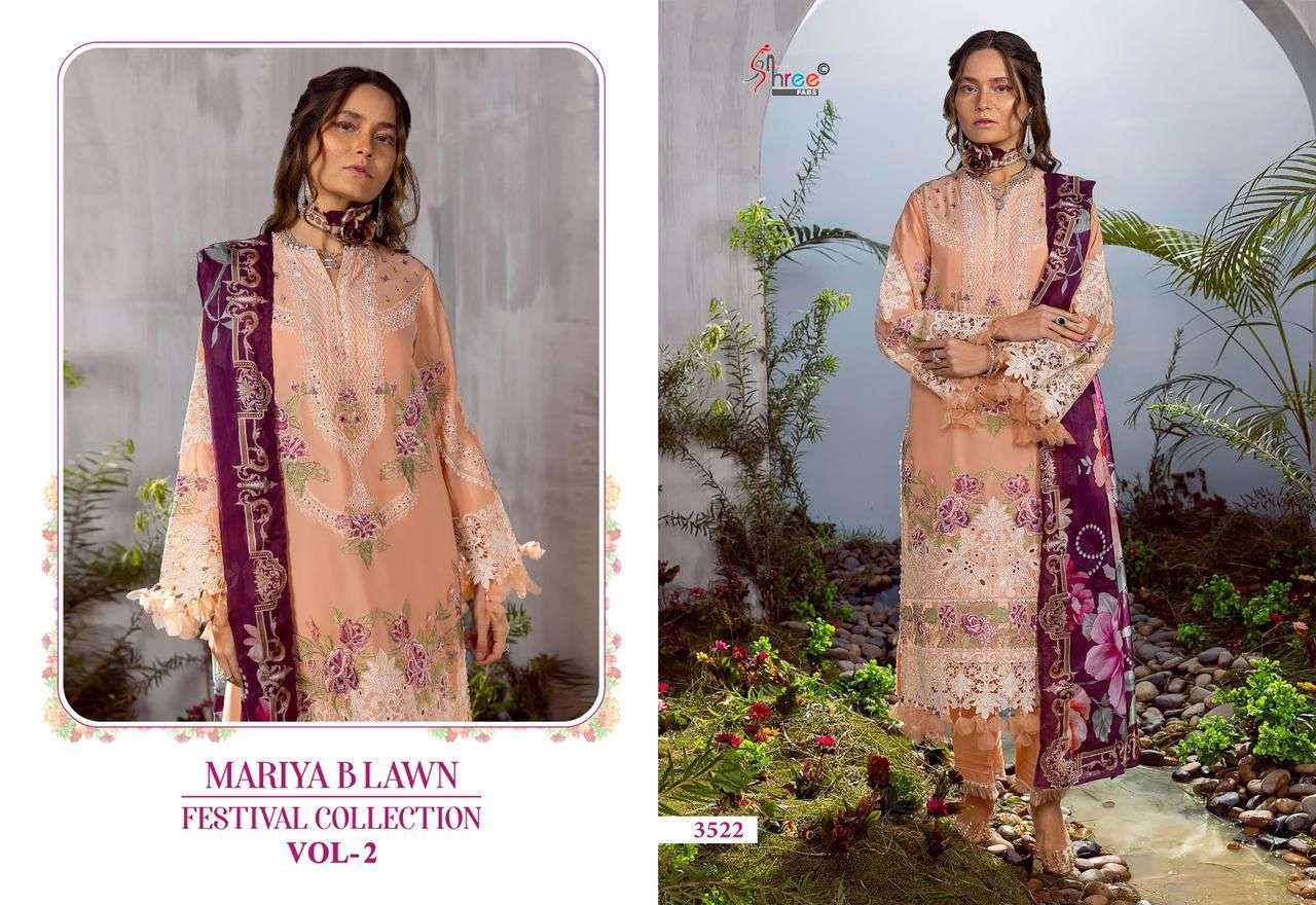 Shree Mariya B Vol 2 Chiffon Dupatta Salwar Kameez Wholesale catalog