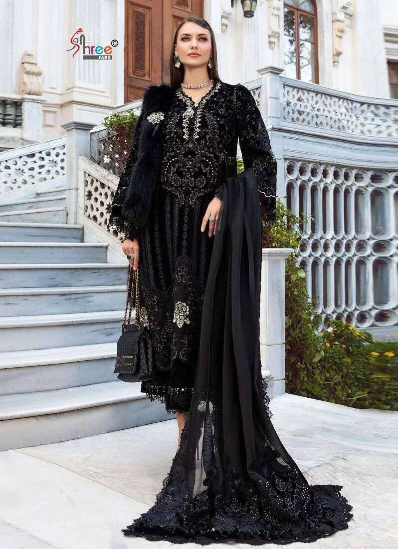 Shree Mariya B Vol 9 Cotton Dupatta Pakistani Suits Wholesale catalog