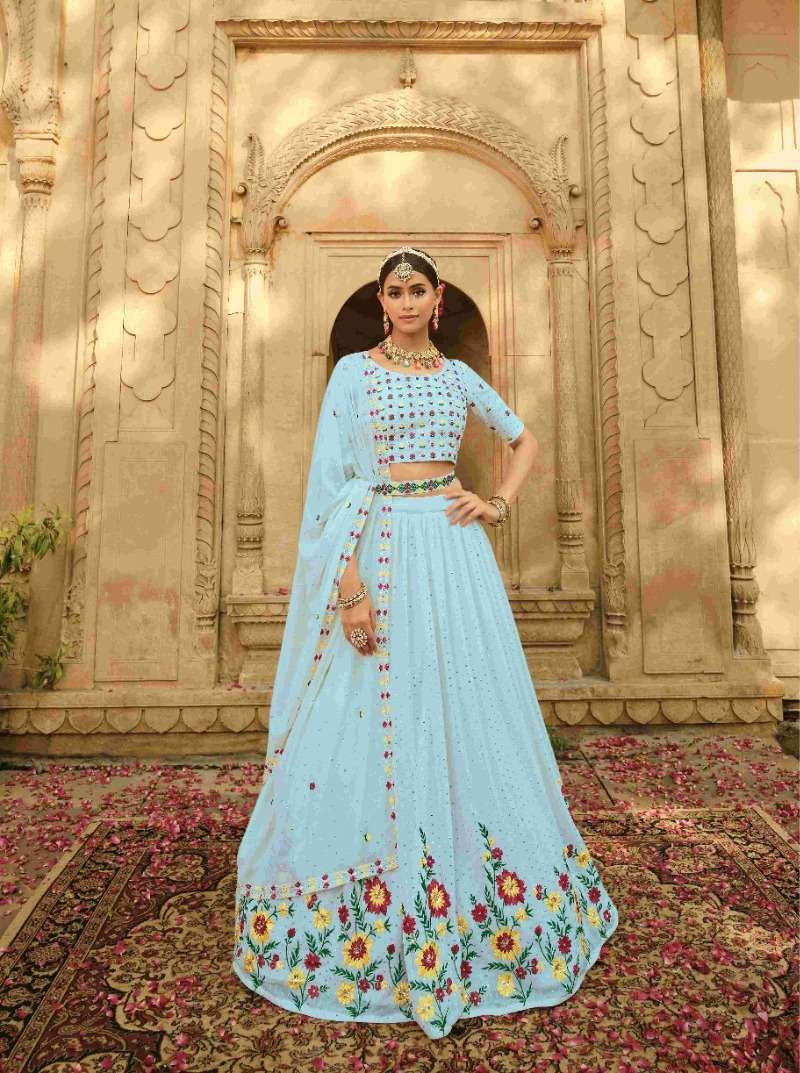 SHUBHKALA  BRIDESMAID VOL. 2171 Embroiered Semi Stitched Bridal Lehenga Choli Wholesale catalog