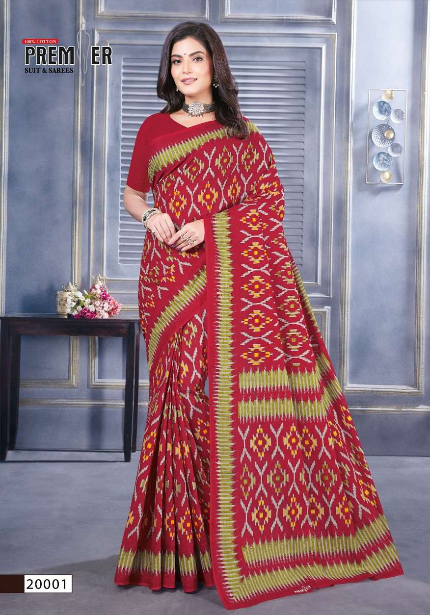 Sukanya Saravani Vol-20 – Premium Cotton Sarees Wholesale Catalog