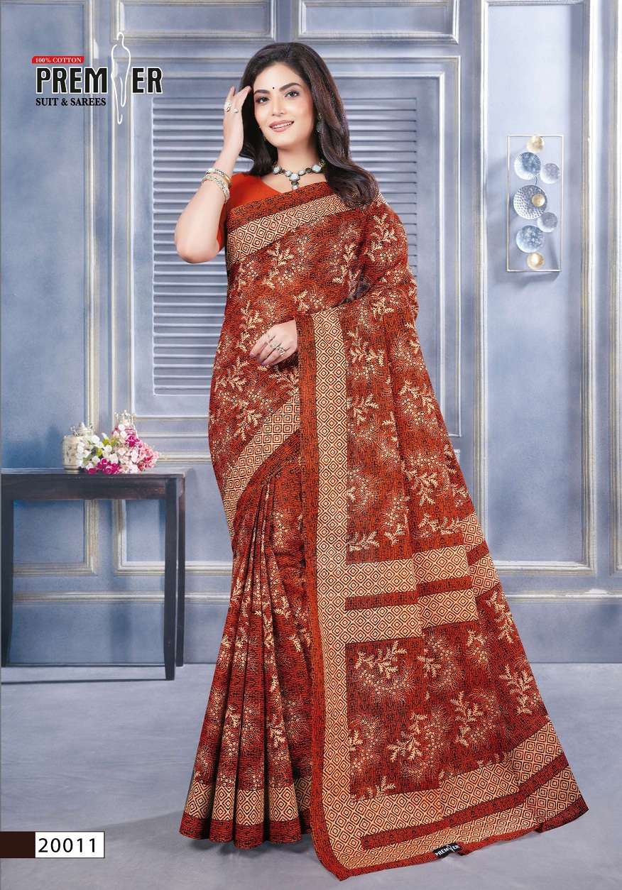 Sukanya Saravani Vol-20 – Premium Cotton Sarees Wholesale Catalog