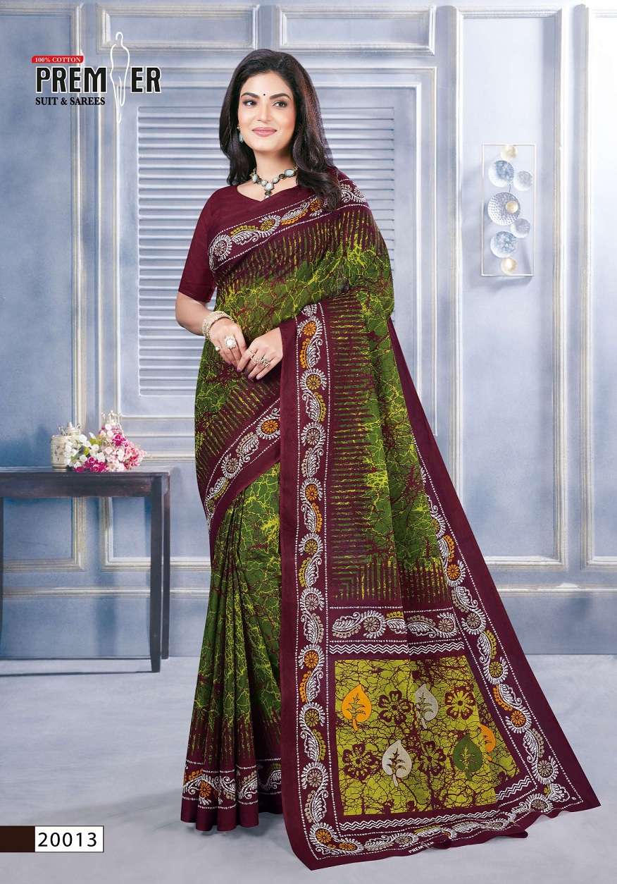 Sukanya Saravani Vol-20 – Premium Cotton Sarees Wholesale Catalog