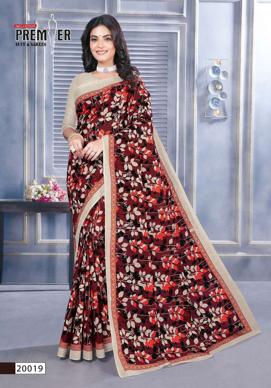 Sukanya Saravani Vol-20 – Premium Cotton Sarees Wholesale Catalog