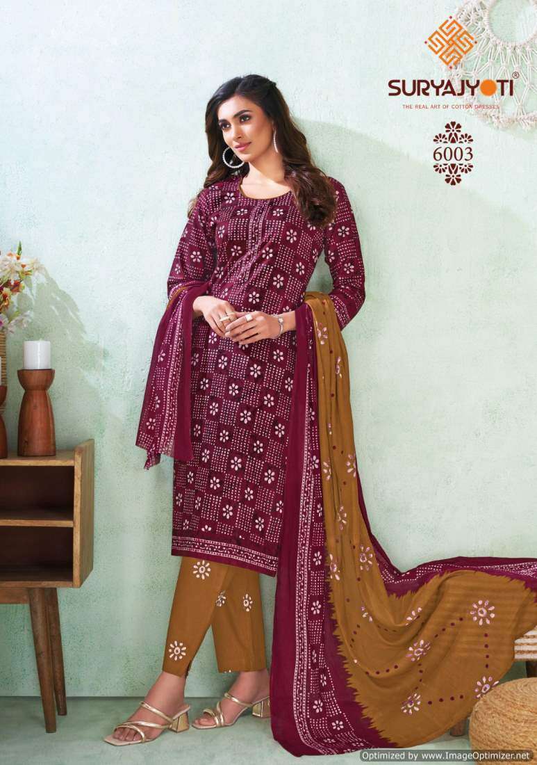 Suryajyoti Pehnava Vol-6 – Dress Material - Wholesale Catalog