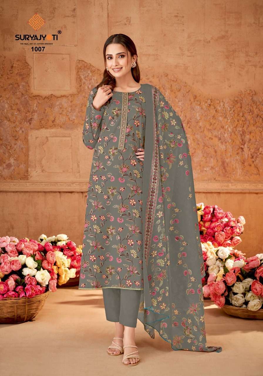Suryajyoti Pragati Vol- 1 -Cotton Dress Material Wholesale Catalog