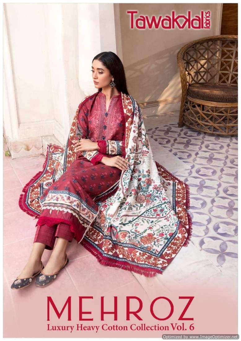 Tawakkal Mehroz Vol-6 – Dress Material - Wholesale Catalog