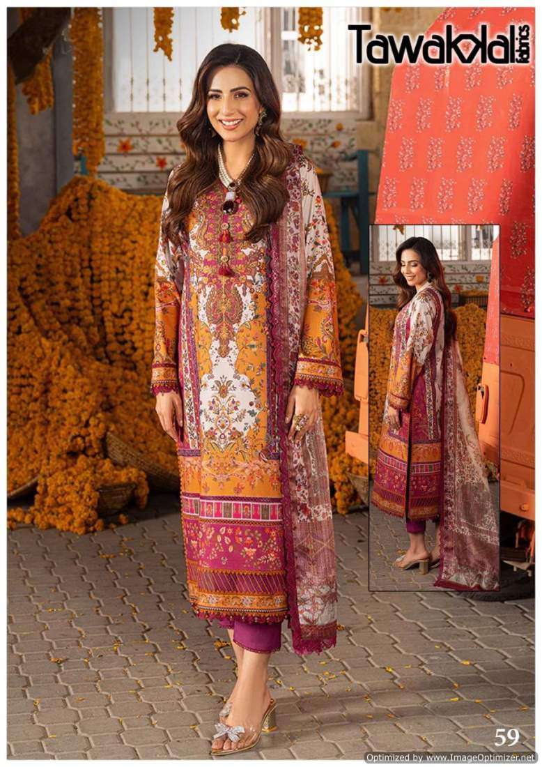 Tawakkal Mehroz Vol-6 – Dress Material - Wholesale Catalog