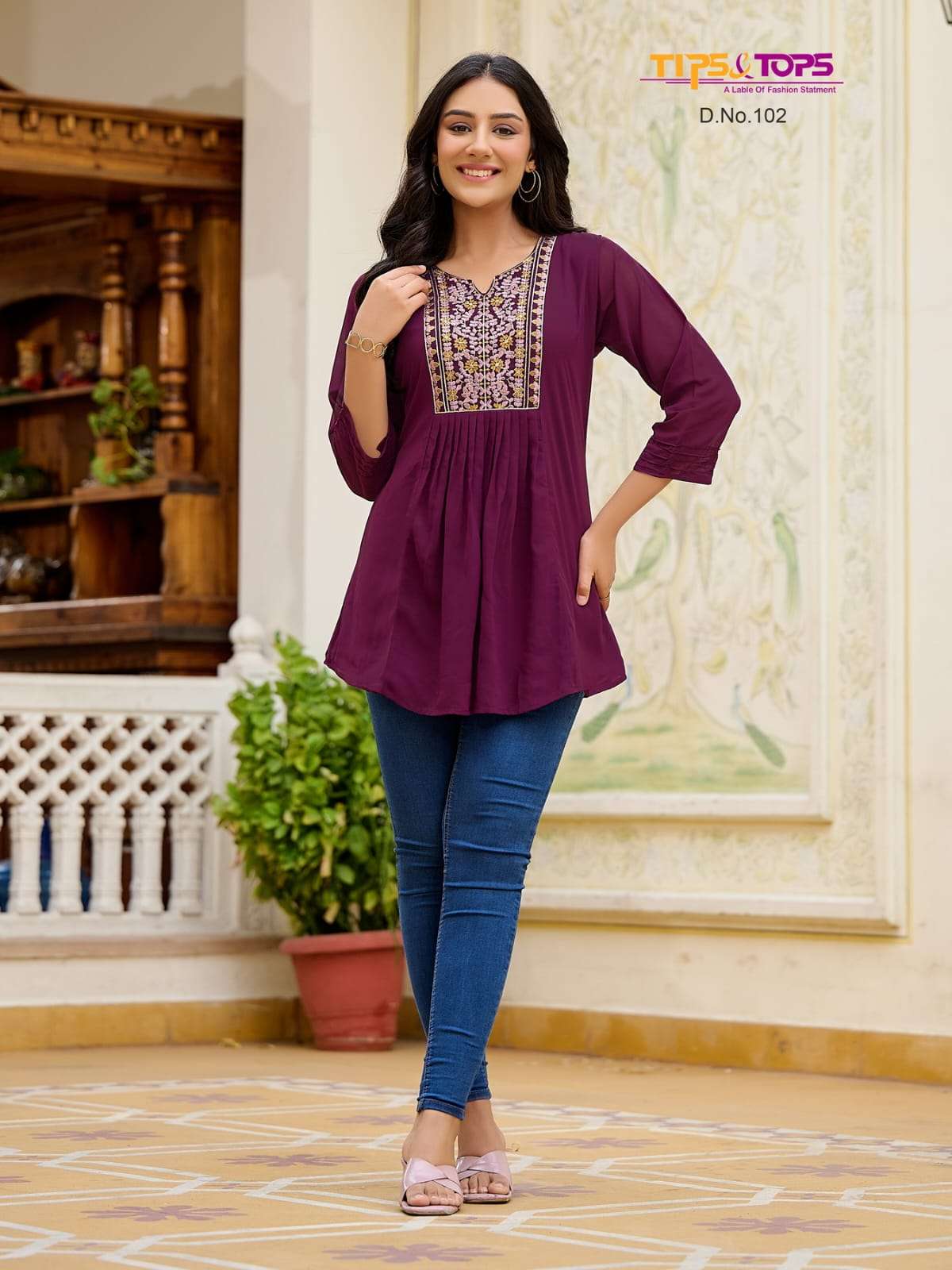 TIPS & TOPS GLAMOUR Kurti Wholesale catalog