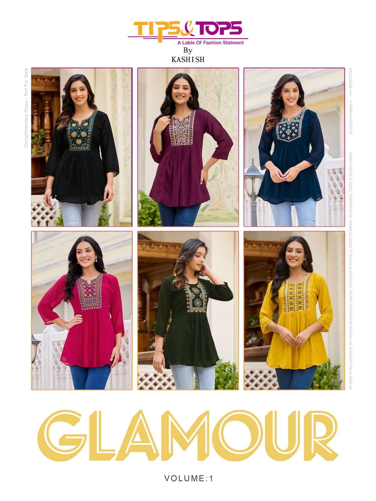 TIPS & TOPS GLAMOUR Kurti Wholesale catalog