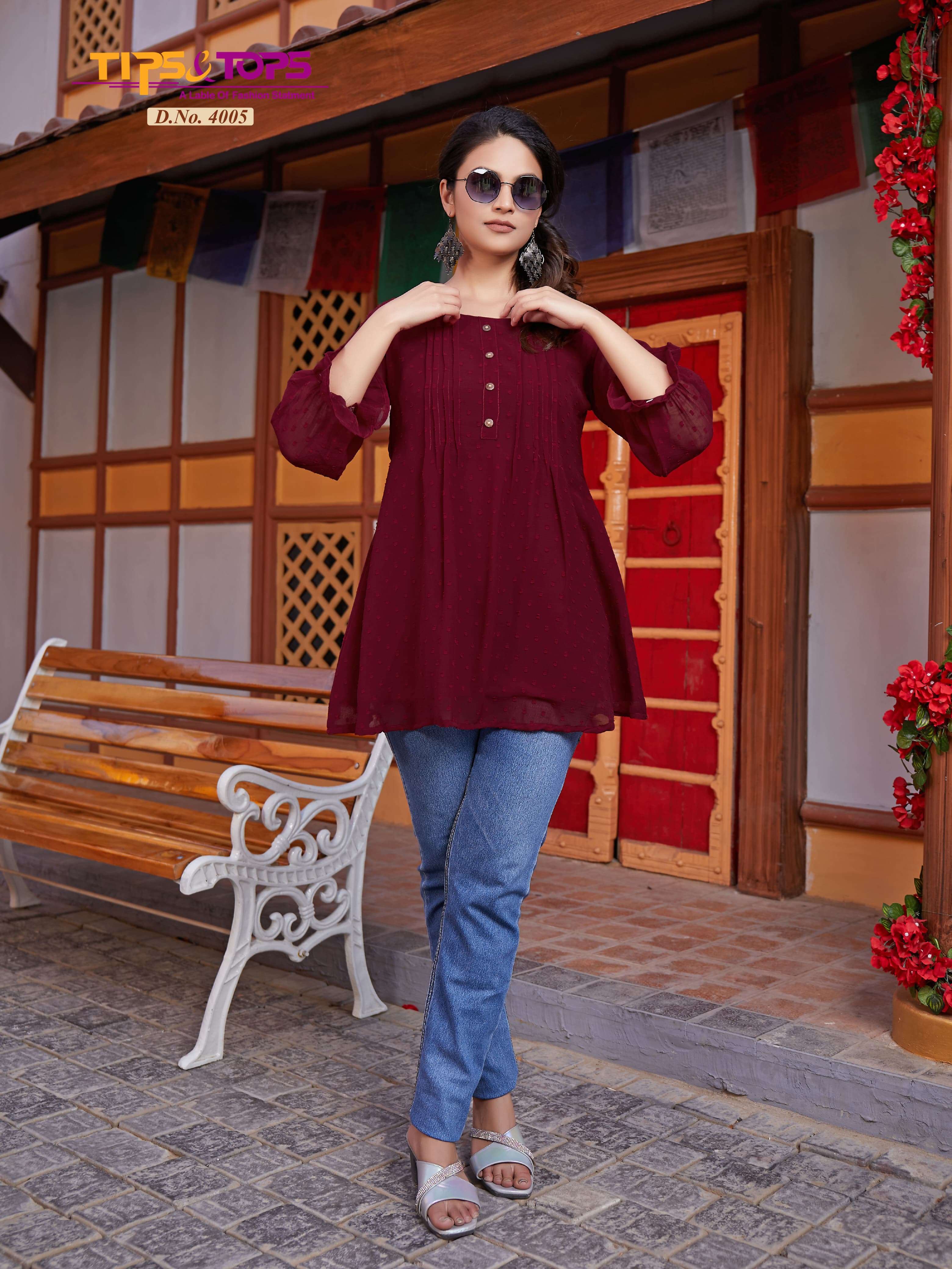 TIPS & TOPS INSTAGIRL Vol 04 Kurti Wholesale catalog