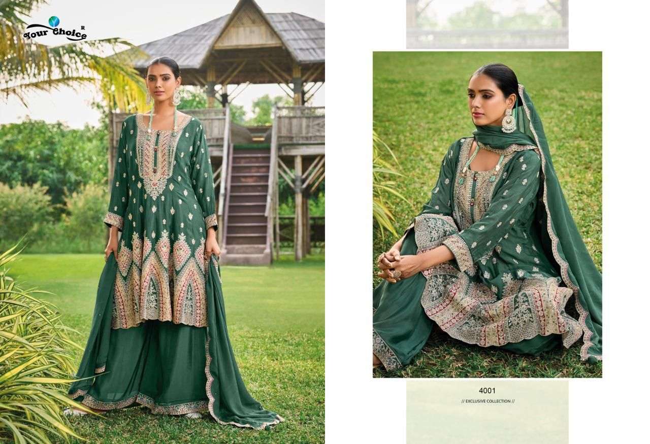 Your Choice Rajori 4001 Designer Salwar Kameez Wholesale catalog